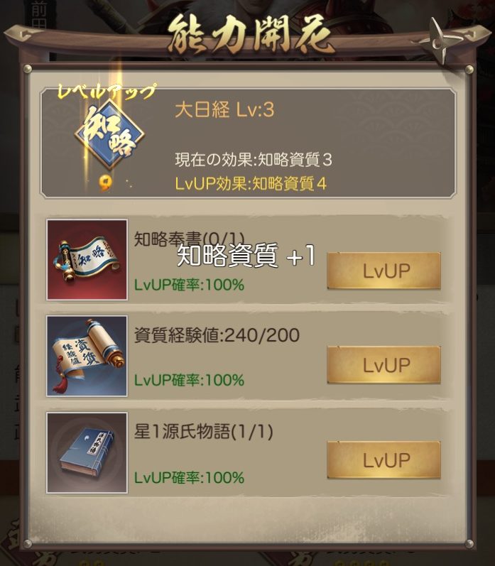 成り上がり　能力開花