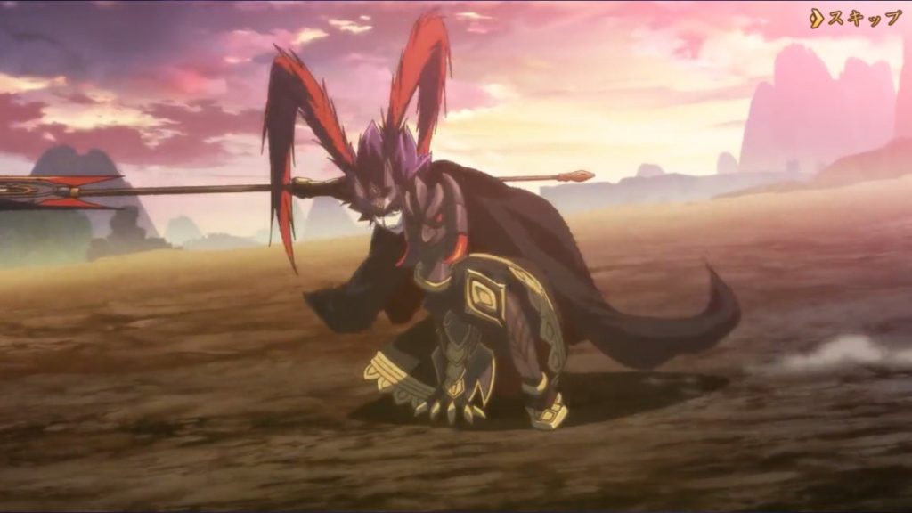 三国志ブラストのアニメーション画面