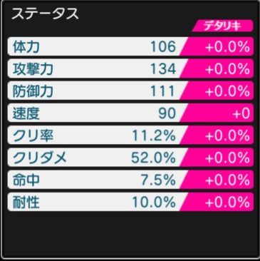 デタリキz 希ステータス