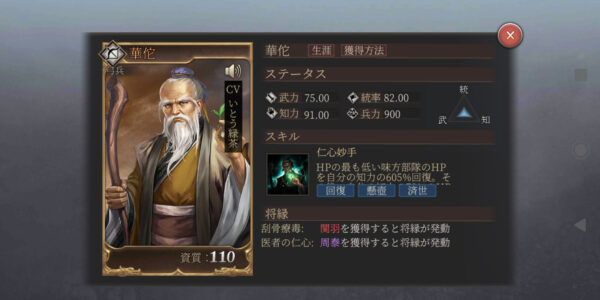 正伝三国志の華佗