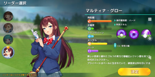 バーディークラッシュのマルティナ・グロー