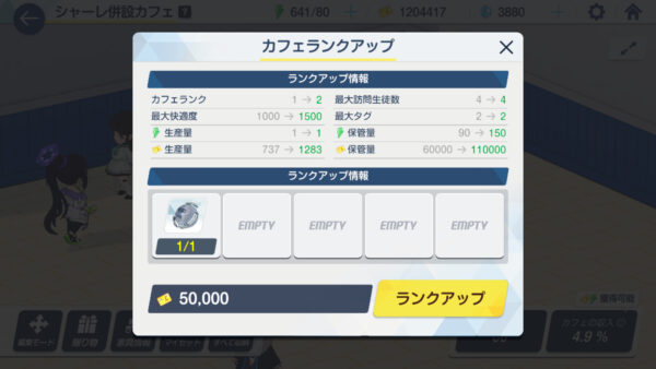 ブルーアーカイブ カフェ設備コア