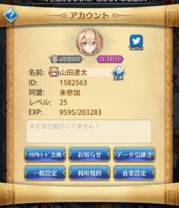 超次元彼女のアカウントその1