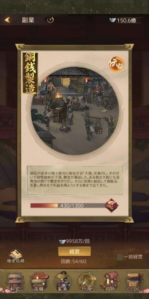 商人放浪記の副業