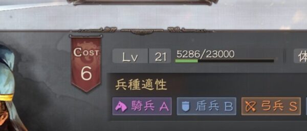 三国志真戦のレベル