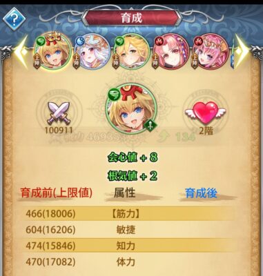 超次元彼女の姫強化