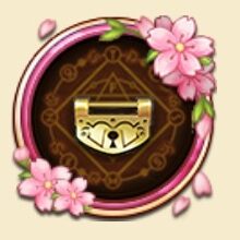 超次元彼女のアイコン枠 黄金の桜