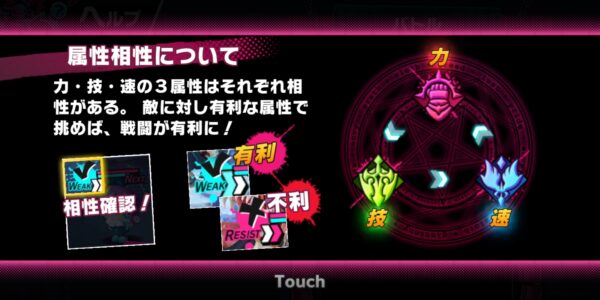 sin 七つの大罪 x-tasyの属性相性