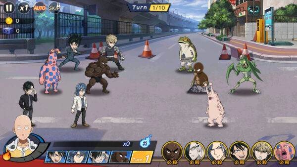 ワンパンマン（マジファイ）　バトルシーン