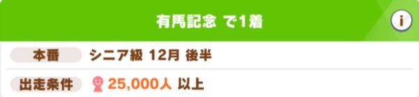 ウマ娘の有馬記念