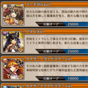 神姫Project幻獣オーブリスト2