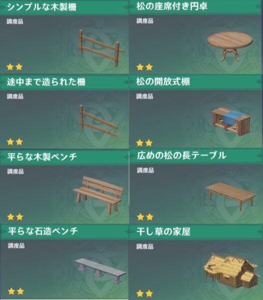 原神星2調度品2