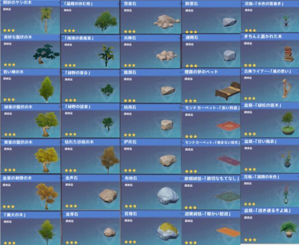 原神星3調度品3