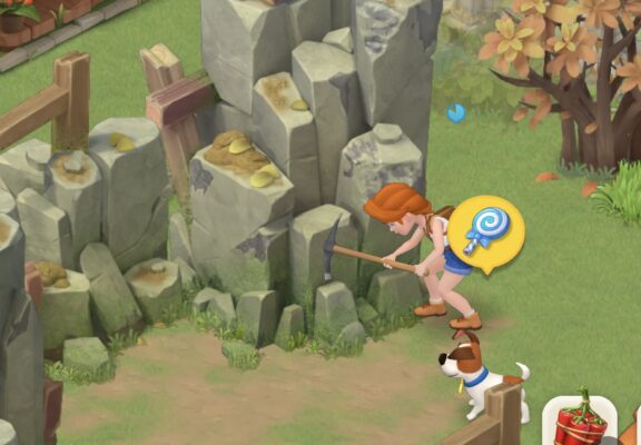 ファミリーファームの冒険 障害物除去作業