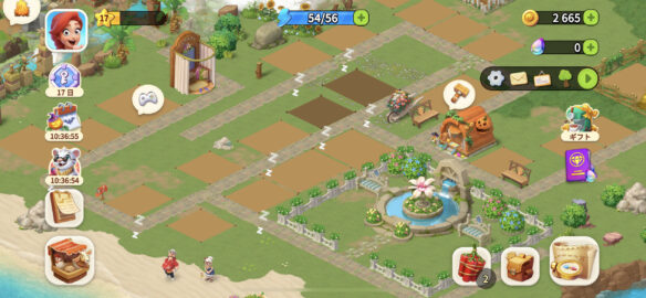 ファミリーファームの冒険 レイアウト建築物を隠す