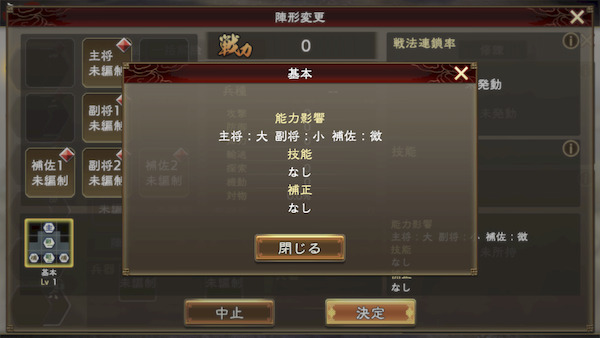 三国志 覇道の編成・陣形・呂布