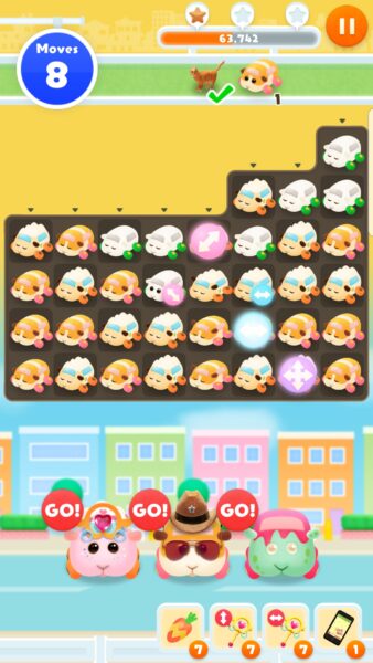 あつまれモルカー(ぷいパズ)　連鎖