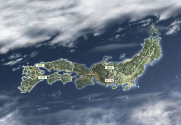 新信長の野望のエリア設定