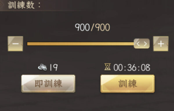 新信長の野望の訓練