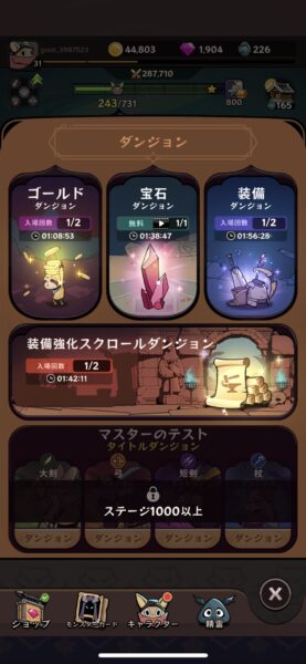 テールデーモンスレイヤー ダンジョンについて