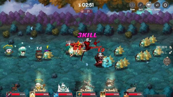 Luna Re:次元の監視人 バトル画面