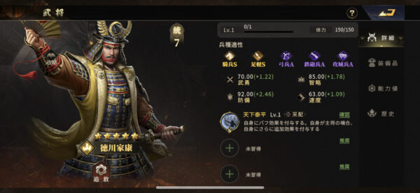 天下布武戦国志 徳川家康