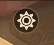 クローバーシアターの歯車アイコン