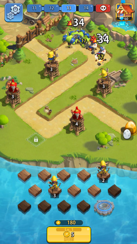 キングダムガード　ゲームシステムはタワーディフェンス