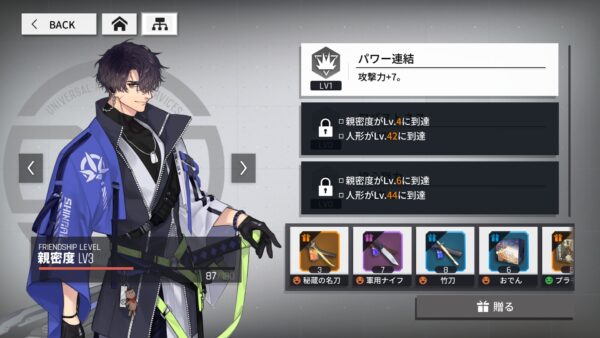 ニューラルクラウド　親密度