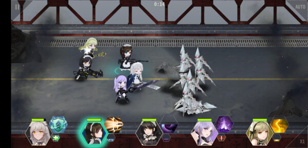 メイドマスターの戦闘画面