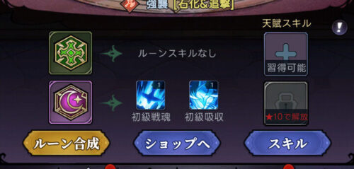 ダークテイルズ(ダーク姫)のルーン