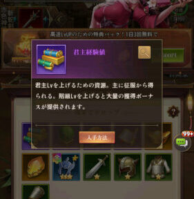 名将の復讐　プレイヤーレベルの上げ方