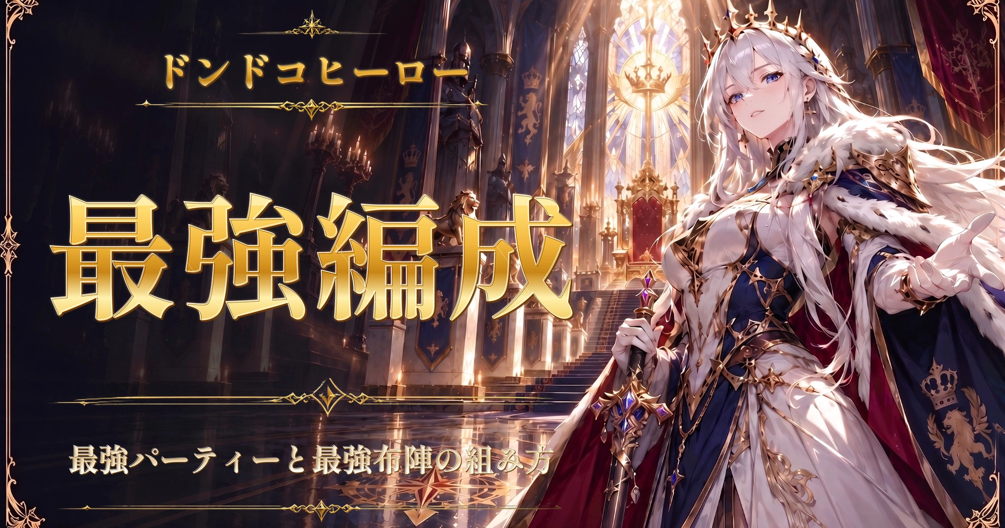 ドンドコヒーロー最強編成｜最強パーティーと最強布陣の組み方