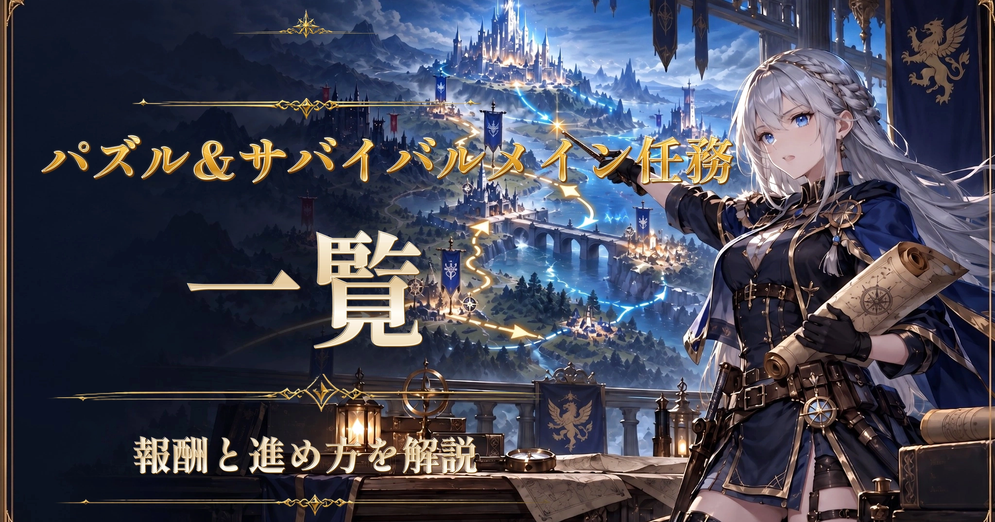 パズル&サバイバル メイン任務一覧｜報酬と進め方を解説