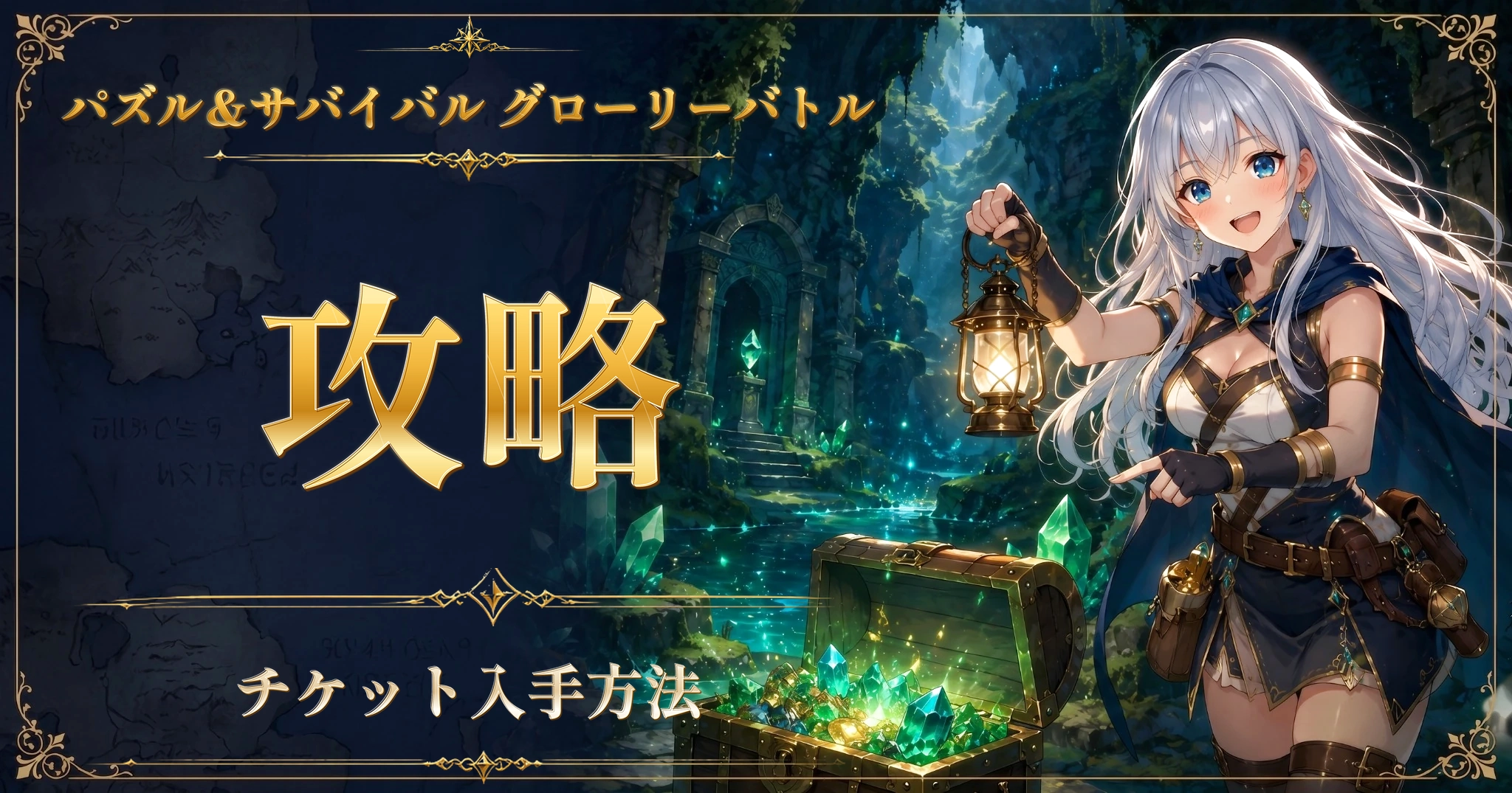 パズル&サバイバル グローリーバトルの攻略｜チケット入手方法
