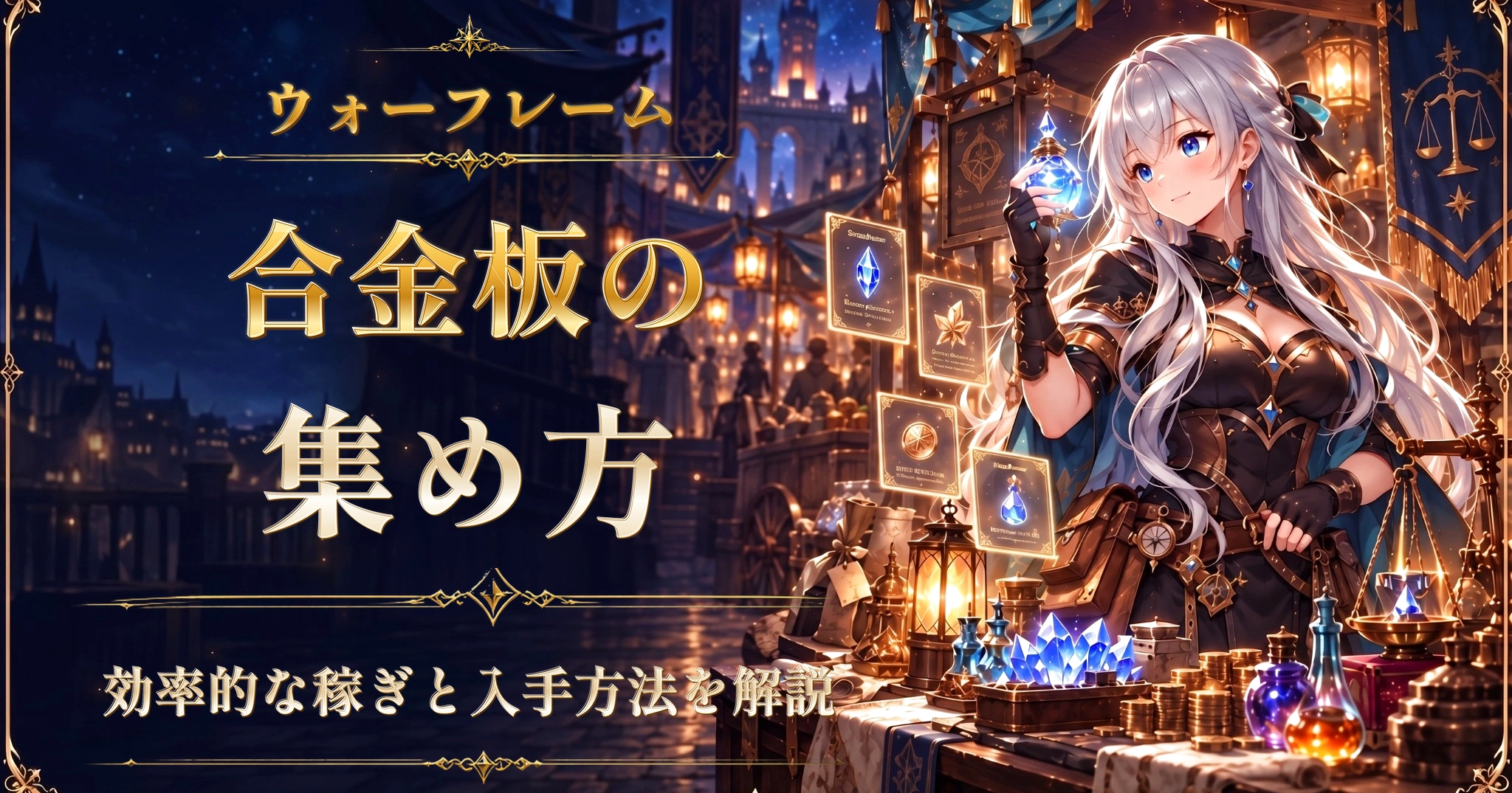 ウォーフレーム 合金板の集め方｜効率的な稼ぎと入手方法を解説