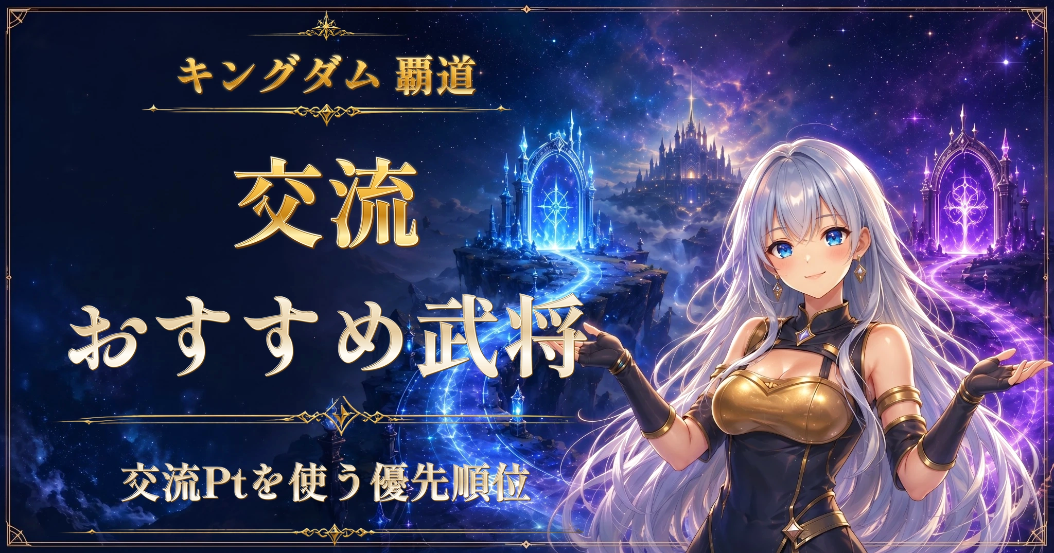 キングダム 覇道の交流おすすめ武将｜交流Ptを使う優先順位