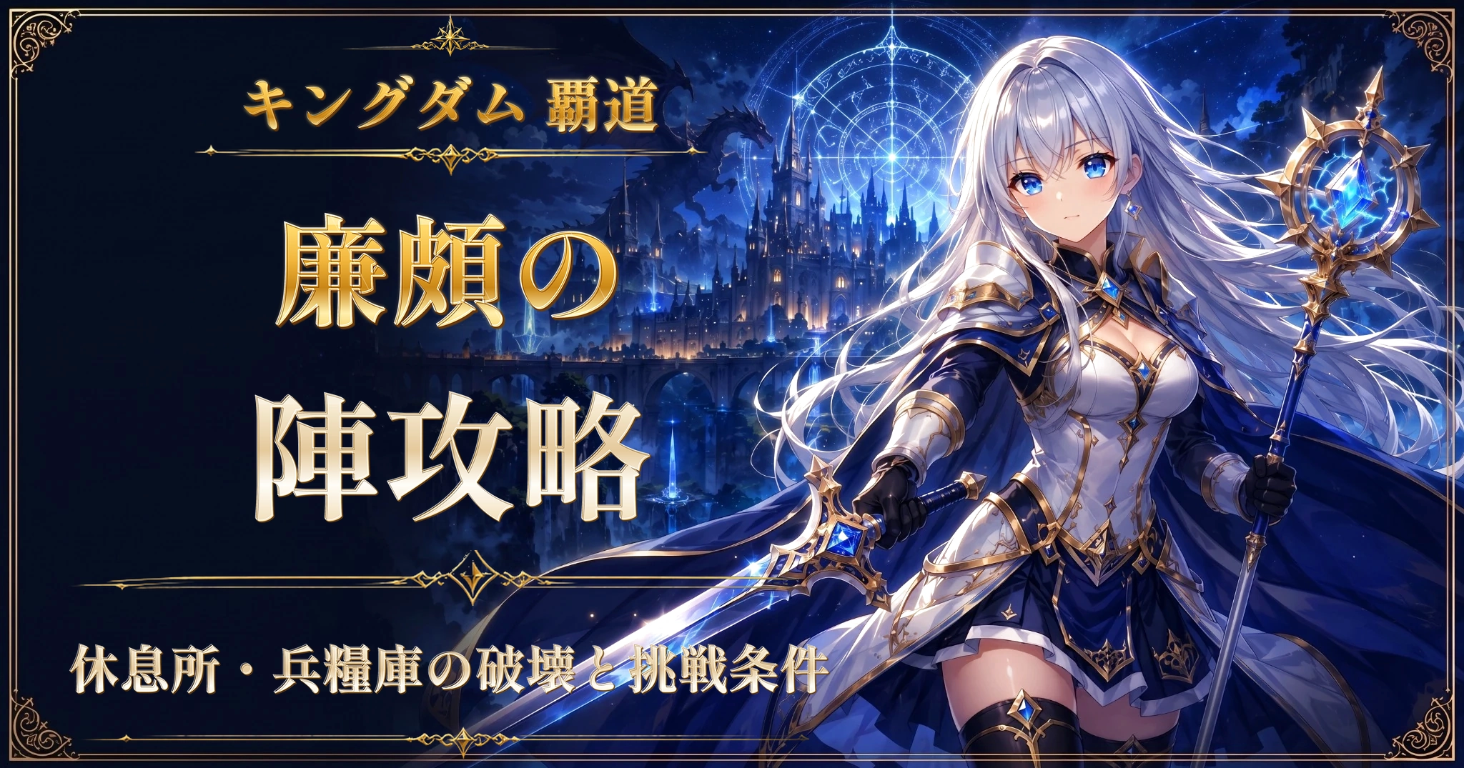 キングダム 覇道の廉頗の陣攻略｜休息所・兵糧庫の破壊と挑戦条件