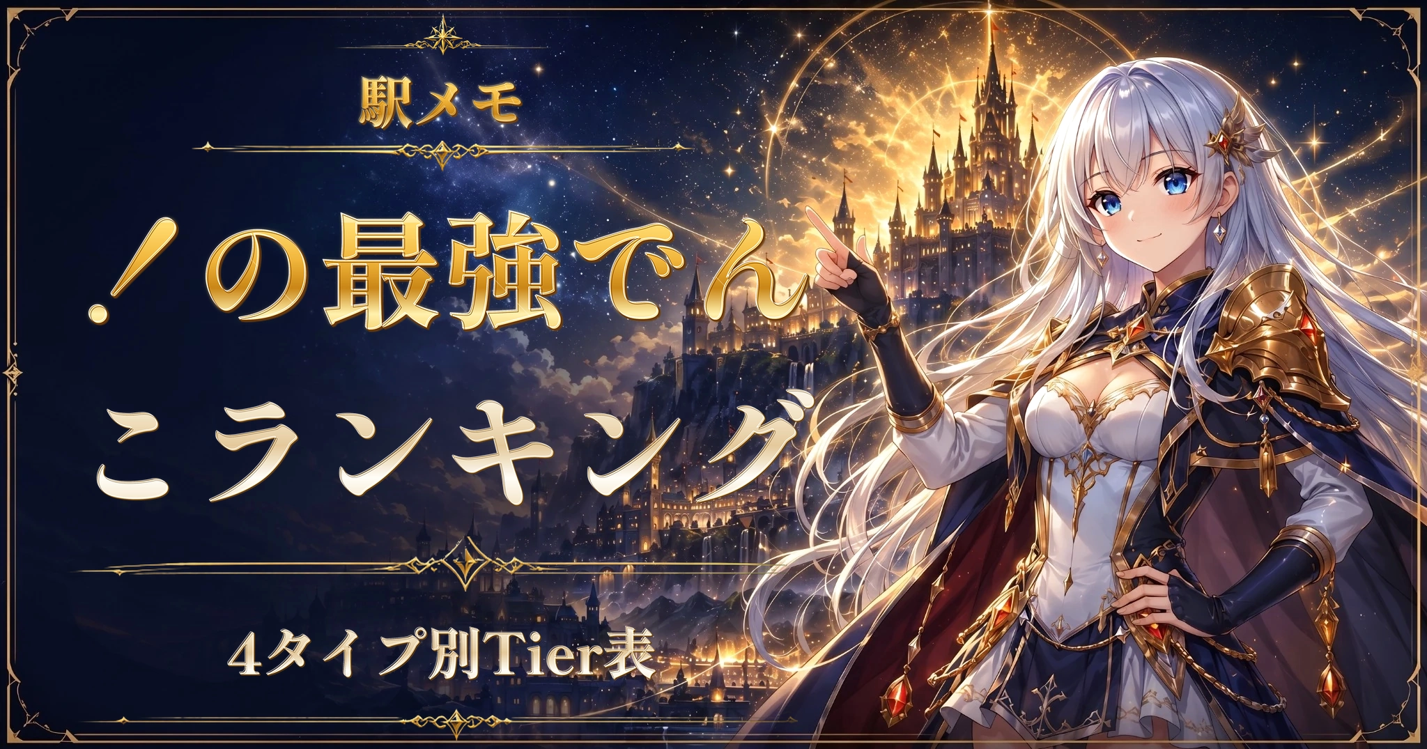駅メモ！の最強でんこランキング｜4タイプ別Tier表