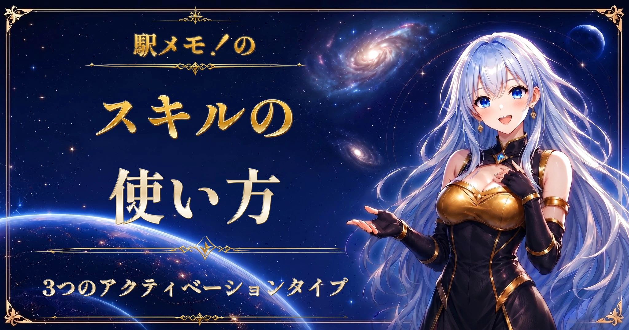 駅メモ！のスキルの使い方｜3つのアクティベーションタイプ