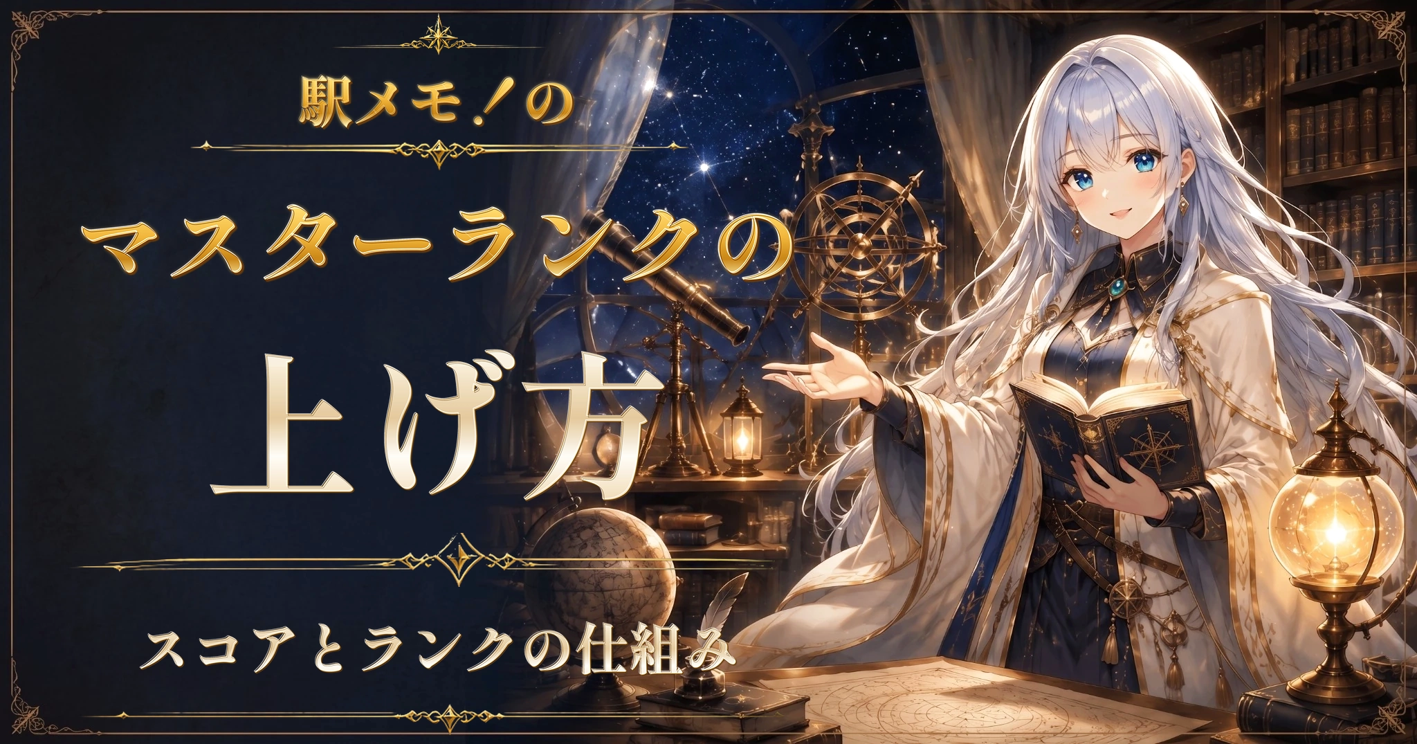 駅メモ！のマスターランクの上げ方｜スコアとランクの仕組み