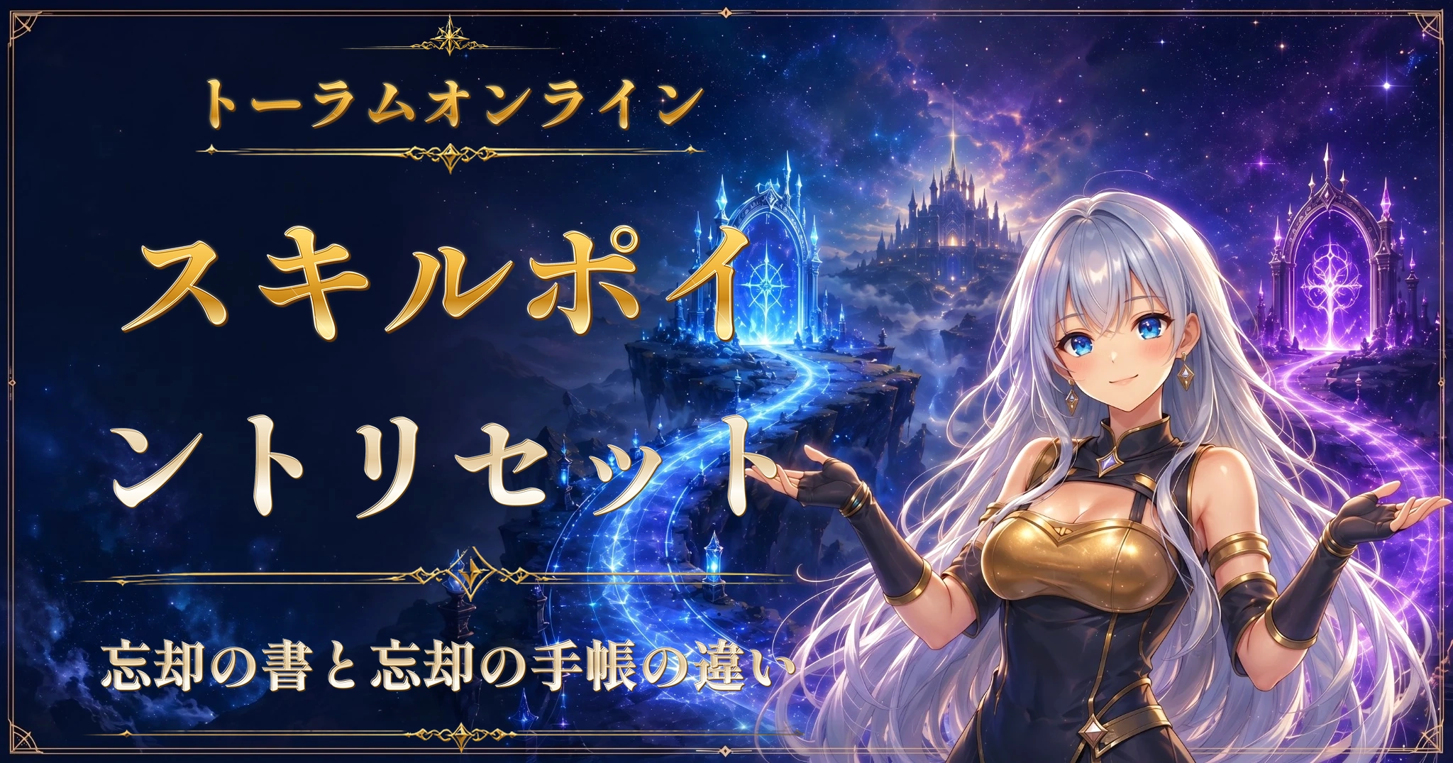 トーラムオンラインのスキルポイントリセット｜忘却の書と忘却の手帳の違い