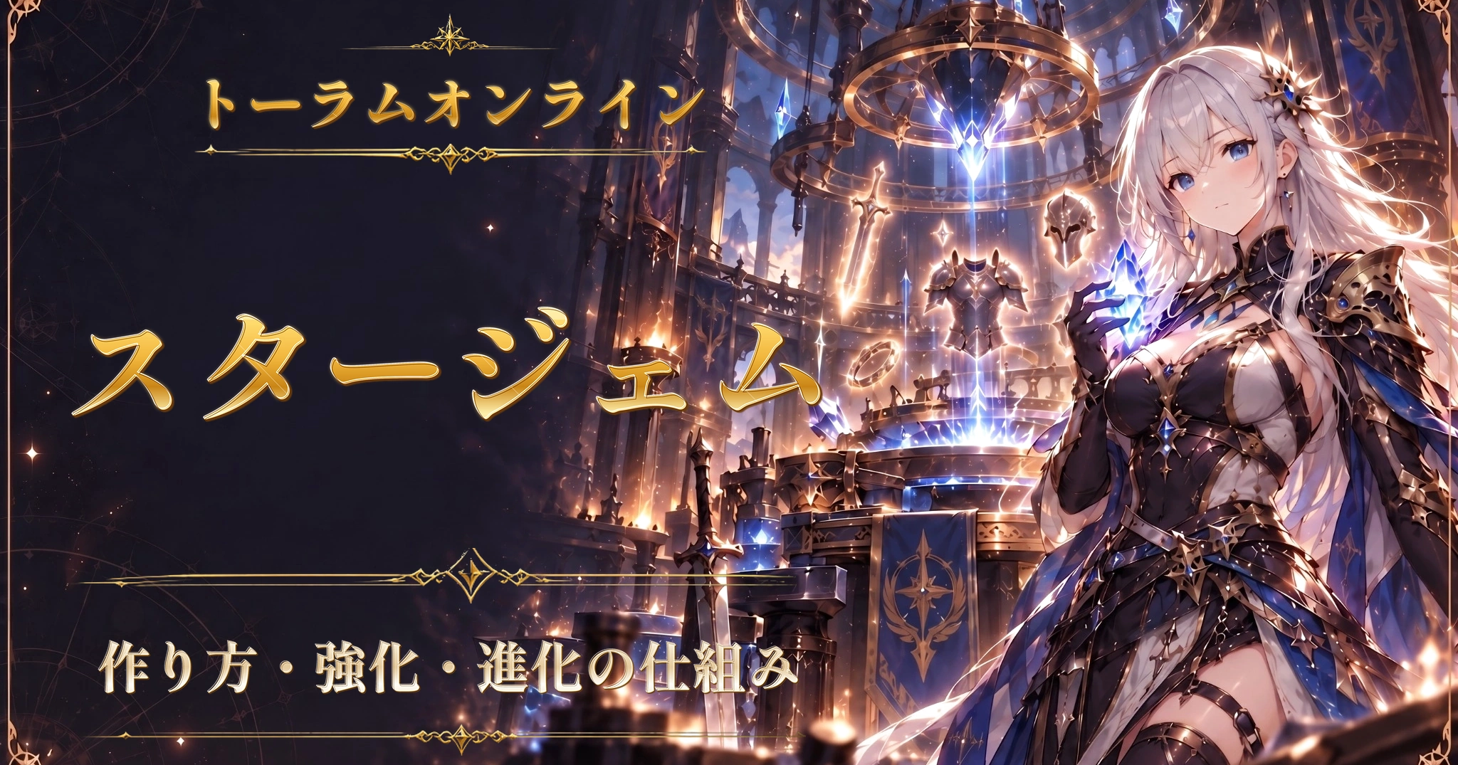 トーラムオンラインのスタージェム｜作り方・強化・進化の仕組み