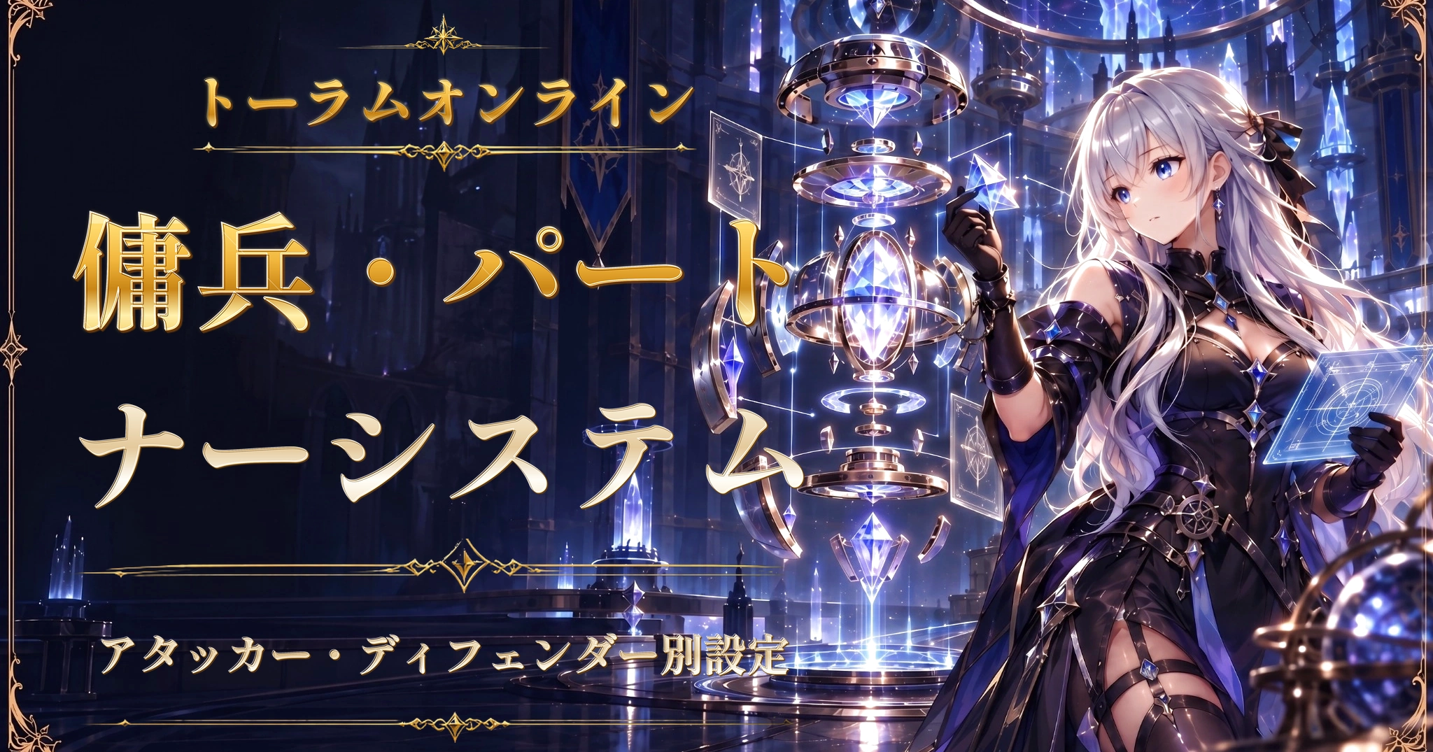 トーラムオンラインの傭兵・パートナーシステム｜アタッカー・ディフェンダー別設定