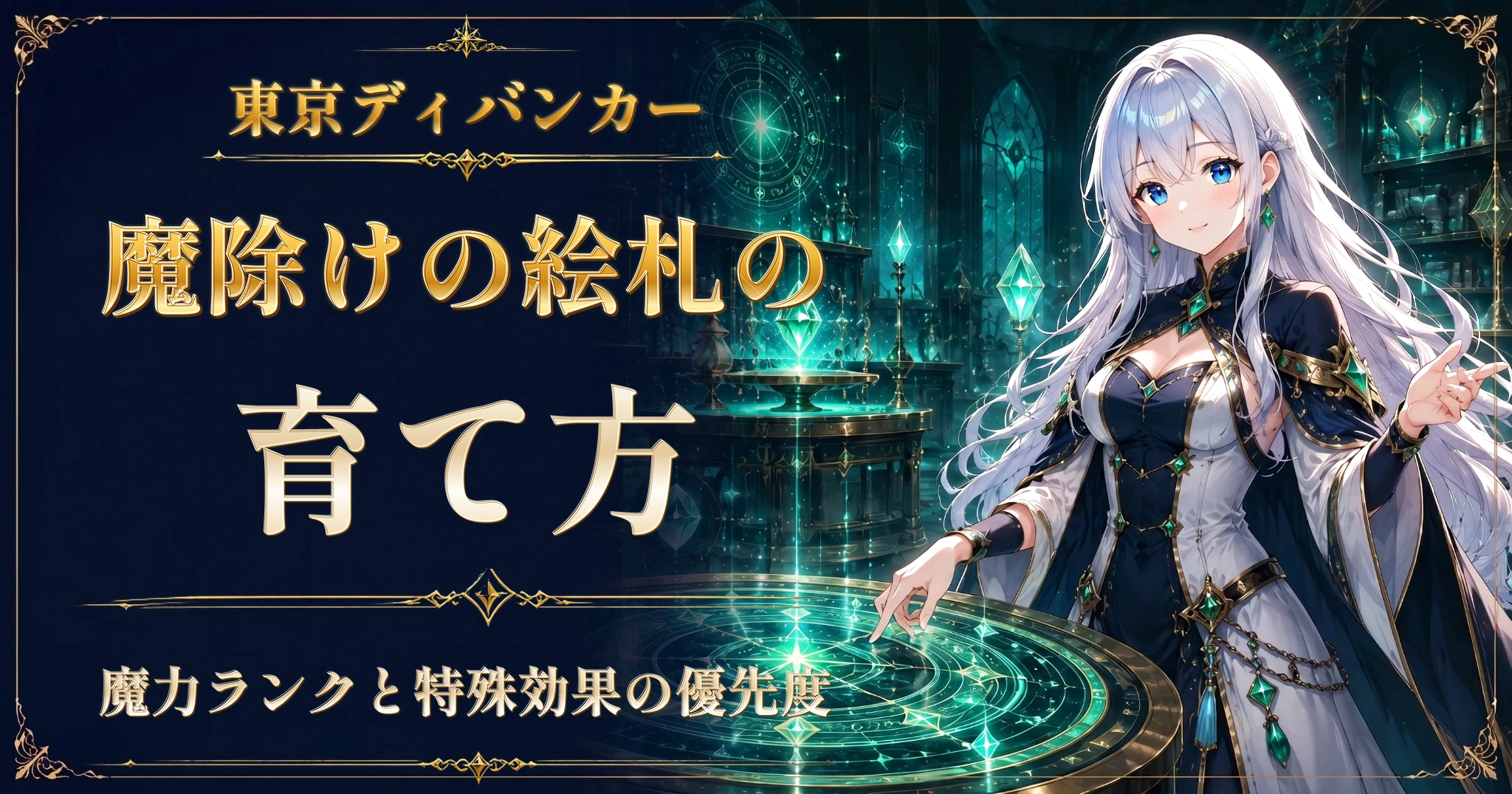 東京ディバンカーの魔除けの絵札の育て方｜魔力ランクと特殊効果の優先度