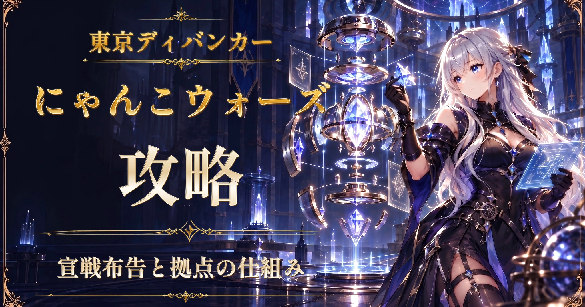 東京ディバンカーのにゃんこウォーズ攻略｜宣戦布告と拠点の仕組み
