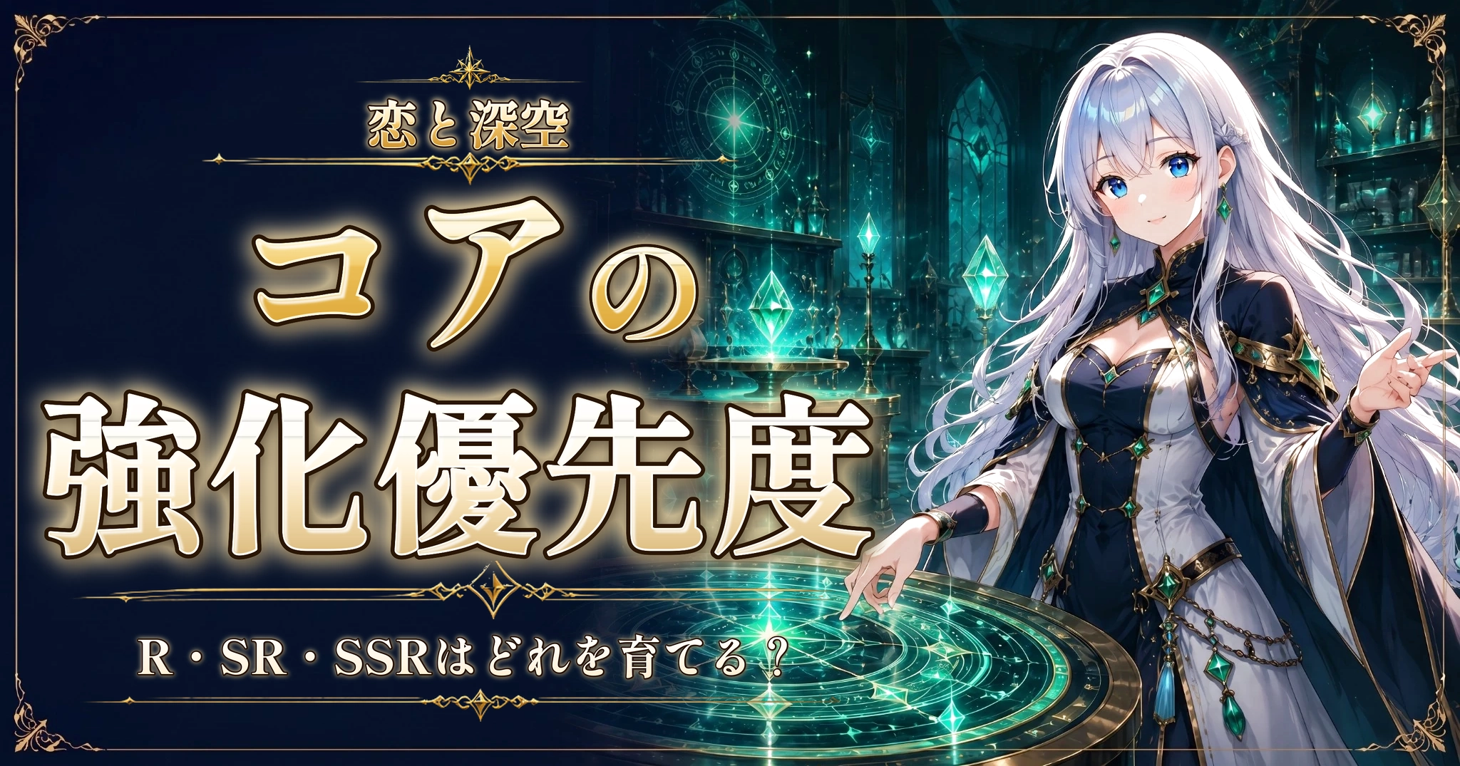 恋と深空のコアの強化優先度｜R・SR・SSRはどれを育てる？