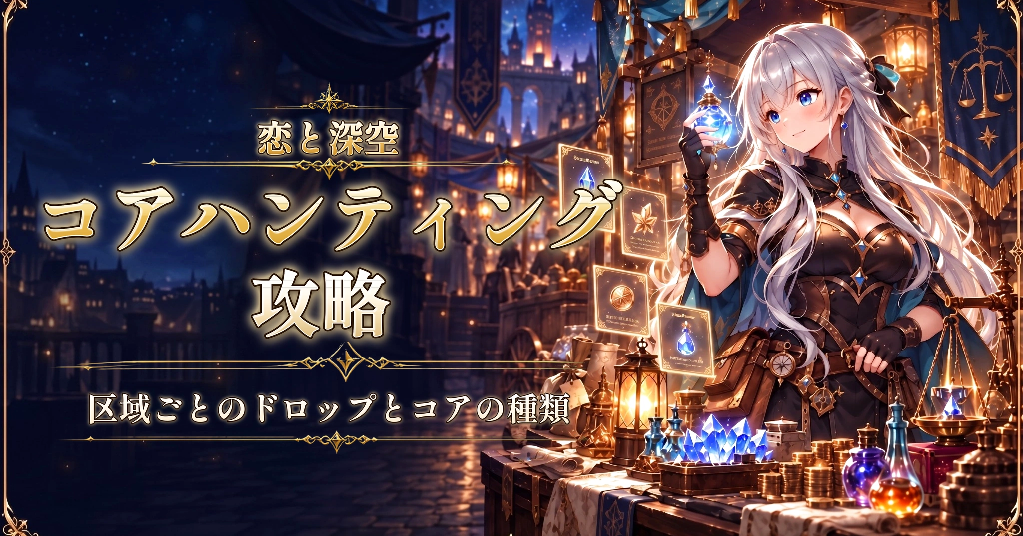 恋と深空のコアハンティング攻略｜区域ごとのドロップとコアの種類