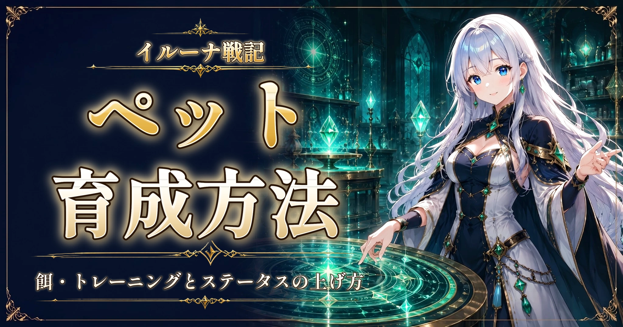 イルーナ戦記のペット育成方法|餌・トレーニングとステータスの上げ方