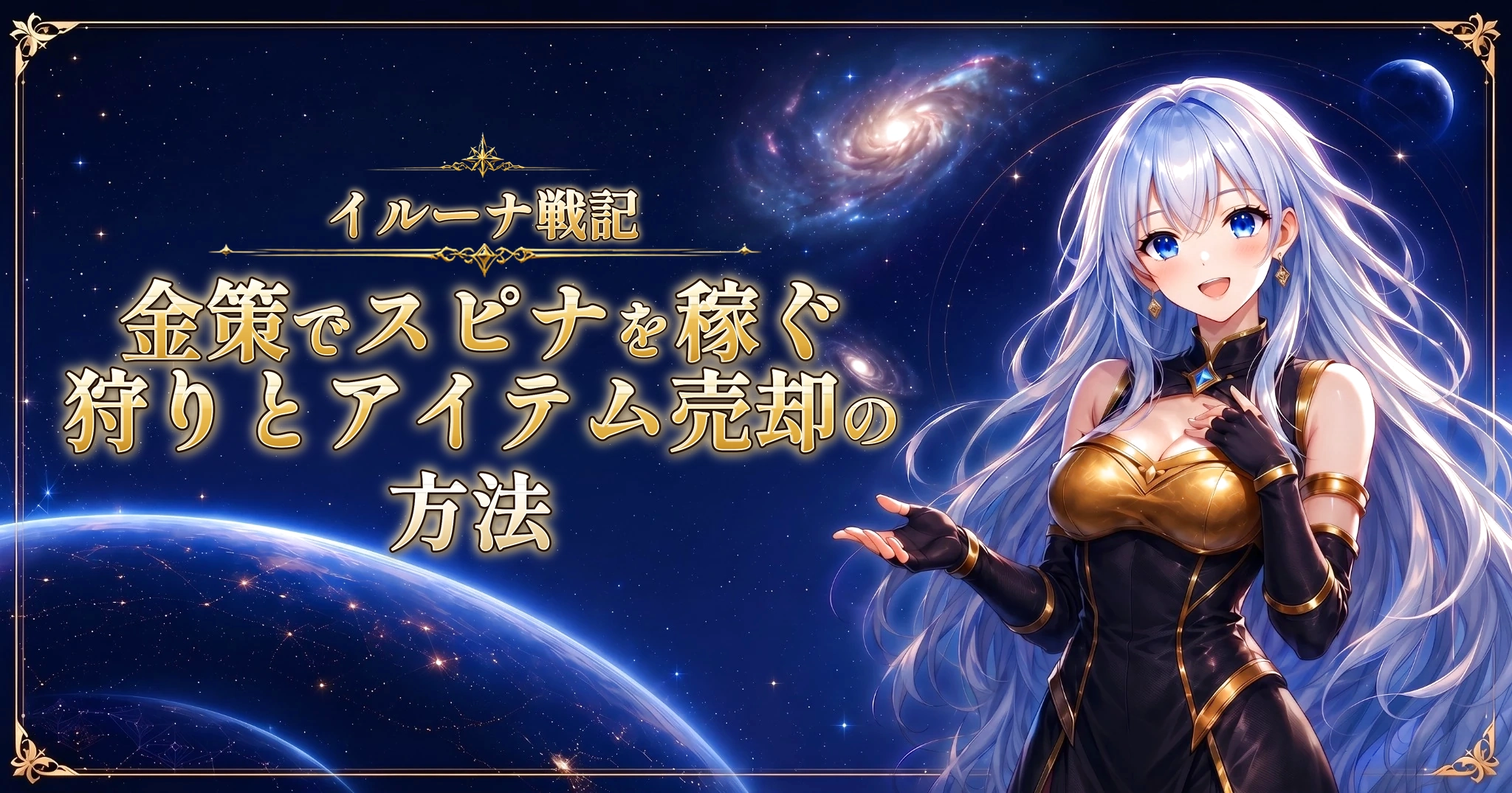 イルーナ戦記の金策でスピナを稼ぐ狩りとアイテム売却の方法